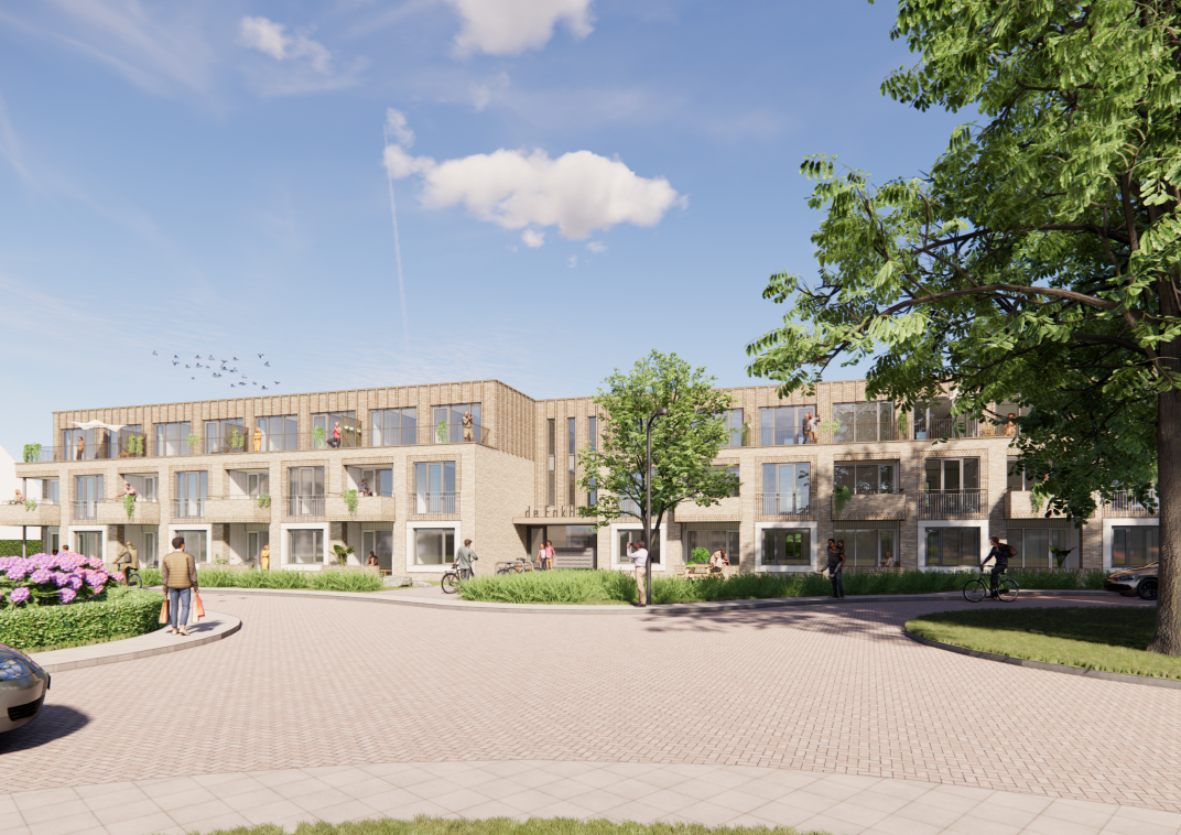 Voorbeeldtekening woningen