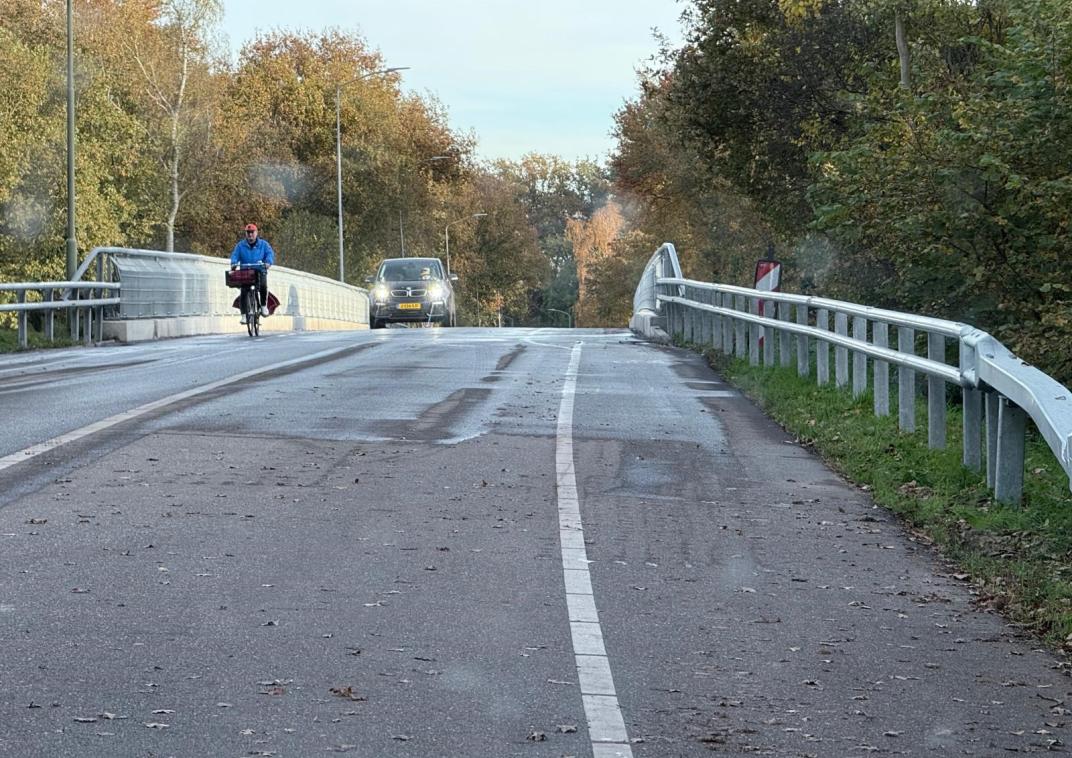 Viaduct Oenerweg met auto
